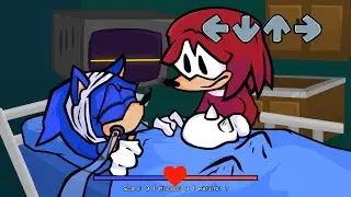 FNF: Knuckles sings the last song with the dying Sonic █ Friday Night Funkin' – The Wifi Password █