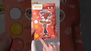 inside out 2 anxiety blind bag 🧡#diy #insideout#insideout2#craft#asmr #blindbag#papercraft#unboxing