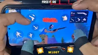 4 Finger Custom Hud | Free Fire🔥Handcam Gameplay 