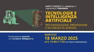 Tecnologie e intelligenza artificiale per innovazione, prevenzione e sicurezza in azienda