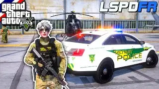 GTA V - LSPDFR มาเป็นตำรวจในเกม GTA V ทหารตำรวจ ไล่จับโจรขโมยรถทหารในค่าย Military Police #266