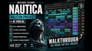 NAUTICA | Melodic Techno Ableton Project Walkthrough (AI Vocal + Arrangement)