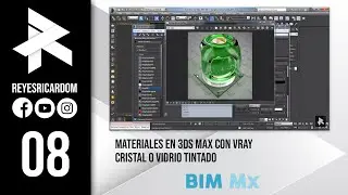 08   Materiales en 3ds Max con Vray   Cristal o Vidrio Tintado
