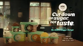 Cut down on sugar, not taste | NIC's No Added Sugar Ice Cream