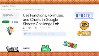 Use Functions, Formulas, and Charts in Google Sheets: Challenge Lab 