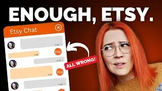 We need to have a talk about Etsy support.
