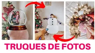 FOTOS CRIATIVAS PARA O NATAL | TRUQUES DE EDIÇÃO | Química de Mãe