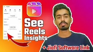 See instagram reels insights + jiofi software link