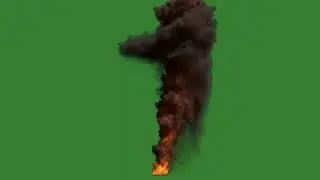 Fire vfx On Green Screen With AFTER EFFECT || VFX FIRE With Smoke On Green Screen