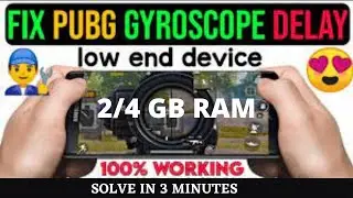 🔥HOW TO FIX GYROSCOPE DELAY IN PUBG MOBILE🔥FOR LOW ENB DEVICES🔥(GYROSCOPE DELAY FIX)🔥