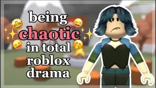 Being Chaotic In Total Drama Roblox! 😝