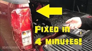 Replace a Tail Light In Under 4 Minutes!!