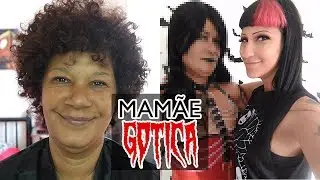 TRANSFORMEI MINHA MÃE EM GÓTICA - ESPECIAL 100 MIL INSCRITOS | NOSFEROTIKA