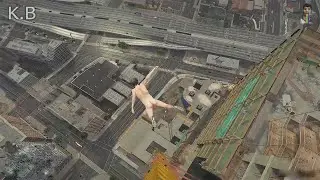GTA 5 Funny/Crazy Jump Compilation (GTA V Fails Funny Moments) | KHUJLEE BHAI |