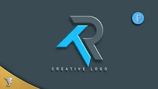 How to TR logo create in Pixellab || Professional Logo || Creative Logo