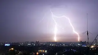 Thunderstorm and rain in Hyderabad! serious