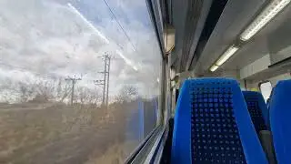 Onboard 156483 Cramlington-Morpeth