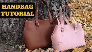 Leather bag making with lining