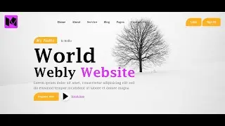 Simple Responsive Website using HTML CSS and JS | 
