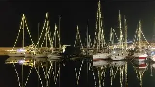 Chania, Crete, Kreta , very beautiful decoration of the city and harbour!