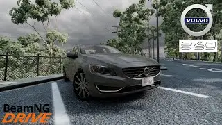 POV drive volvo s60 in Beamng Drive.