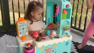 Kids Unbox & Play New Ice Cream Truck for Kid | Ice cream Shoppe Fun Toy | B. Toys Brand
