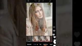 How editing photos with mobile and picsArt -FX-FLTR  With used files #short