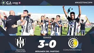 32avos: Central Córdoba (SdE) 3 - Comunicaciones 0