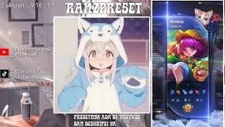 Preset am || 1:1 || 9:16 || 2 ukuran ganti nama cuy😁,presetnya ada di deskripsi
