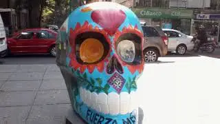 Calaveras y Alebrijes  Paseo de la Reforma CDMX México, Octubre 27 2017