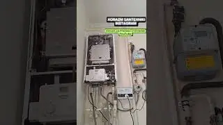 Очистка газового котла с аппаратом для очистки 👍👋