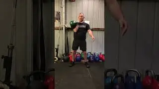 5 mins cleans 24kg for TOKBCC 109 reps