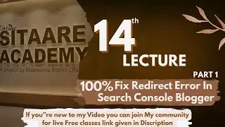 How To 100% Fix Redirect Error In Search Console Blogger