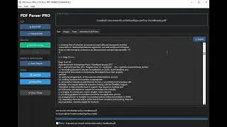 PDF Parser PRO v3 🚀 Full Tabbed GUI | Extract Text, Images, Fonts from PDFs (Offline Tool)