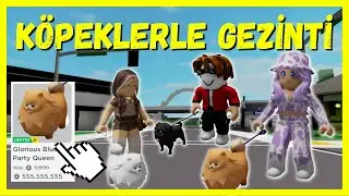KÖPEKLERİMİZLE GEZİNTİ🐕ROBLOX Brookhaven🏡RP 🐝AYŞEM ECE ARI