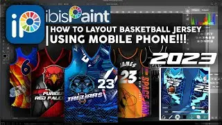 HOW TO LAYOUT BASKETBALL JERSEY USING MOBILE PHONE|2023