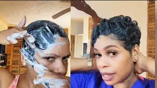 Best way to mold and curl a pixie cut