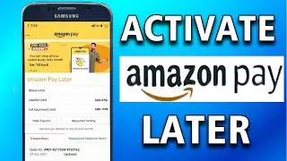 How To Activate Amazon Pay Later (easy)
