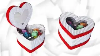 CAJA CORAZÓN CON CARTÓN MICROCORRUGADO / DIY