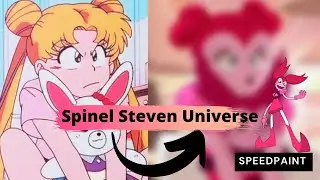 Spinel in Sailor Moon style (Steven Universe) - Speedpaint