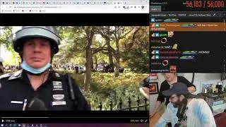 NYPD Cops crying