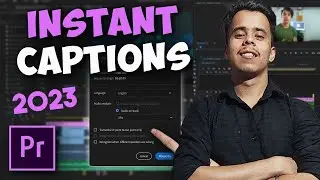 How To Create Automatic Subtitles in Adobe Premiere Pro 2023 |Automatic Subtitles in Premiere Pro