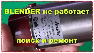 What's inside? :) Blender repair and autopsy will reveal the fault.