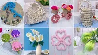 Creative Craft Ideas | DIY Pearl Braided Bags, Yarn Tricycles, and More