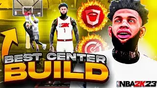 The BEST COMP CENTER BUILD in NBA 2K23! BEST SHOOTING CENTER BUILD in NBA 2K23! BEST BUILD!