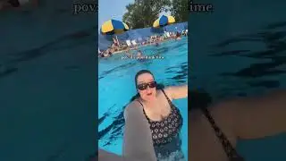 1..2..3..dunk! 🏊🏼‍♀️🌀👙 #dunk #pool #poolday #pooltime #swimming #swimmingpool