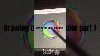 Drawing with ONE color, part 1 #color #drawing #edit #ibispaintx