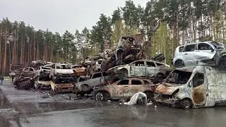 Ирпень 26. 04 .2022!!!   Кладбище Автомобилей в Ирпене!!!