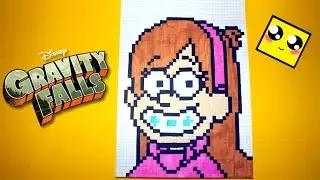 Рисуем по клеточкам-Мэйбл из Гpaвити Фoлз!(Gravity Falls: Mabel)BIG PIXEL ART!