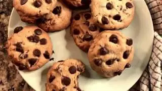 Handmade Chocolate Chip Cookies Featuring our Leather Recipe Binder